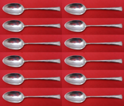 Greenbrier by Gorham Sterling Silver Demitasse Spoon Set 12 pieces 4 1/4&quot; - £246.66 GBP