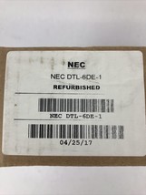 NEC DTL-6DE-1 BK TEL DT300 Phone DLE(6D)Z-(BK) Black Refurbished - Free ... - $79.99