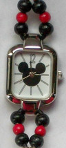 Disney Ladies Mickey Mouse Watch! Stunning Beaded Watch With strap! Very... - $155.00