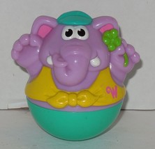 Hasbro Playskool Weebles Wobble Purple Elephant - £7.58 GBP