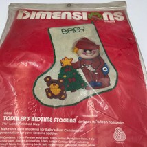 Dimensions Toddler&#39;s Bedtime Stocking Crewel Cross Stitch Kit - £15.44 GBP