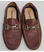 David Stone Slip-On Loafers Bridle Bit Accent Driving Shoes 045668 Mens ... - $39.70 CAD