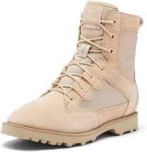 Sorel Caribou OTM Waterproof Suede &amp; Nylon Boots Natrual Tan Size Women US 7 NEW - £55.72 GBP