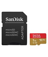 SanDisk Extreme 1TB UHS-I U3 microSDXC Memory Card with SD Adapter - $317.50