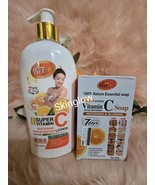 VeetGold  Super Vitamin C Extra Whitening Lotion 400ml +VeetGold Vitamin... - $60.99