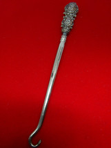 Vintage Sterling Silver Angel Cherub Face Handle Button Shoe Hook,England Marks - £86.50 GBP