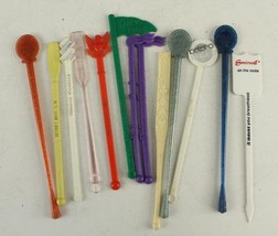 Vintage Advertising LOT C Barware Cruise Lines Nautical Plastic Swizzle Sticks - £15.12 GBP