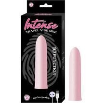 Intense Travel Vibe Mini 10 Function USB Rechargeable Waterproof Pink - £34.22 GBP