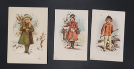 Antique Victorian Trade Card Lot Unused Unstamped Advertising NOS Rare 1... - $578.60 MXN