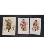 Antique Victorian Trade Card Lot Unused Unstamped Advertising NOS Rare 1... - $29.99