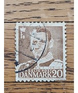 Denmark Stamp King Frederik 20ore Used 359 - $1.36 CAD