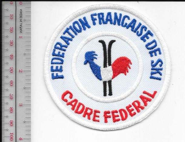 Vintage Skiing France National Officer French Ski Federation Cadre Feder... - $9.99