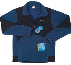 NEW Columbia Ballistic III (3) Fleece Jacket!  Med  Blue  Windproof  Interchange - £70.47 GBP