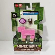Minecraft Dyed Sheep Pink 15 Years Anniversary Action Figure Buid A Portal 2023 - £16.37 GBP