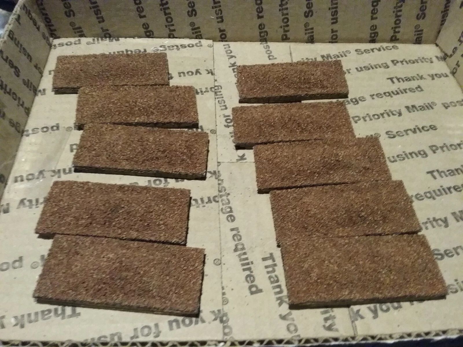 HO scale iron ore loads for AHM ore jenny - Handmade Set Of 10 - $10.00