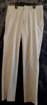 J.M Haggar Dress Pant Mens Size 32 Gray Polyester Flat Front Straight Leg Pocket - $11.72