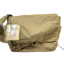 Rothco Prewashed Tan Messenger Bag Paratrooper School Laptop Shoulder Ba... - £22.75 GBP