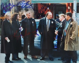 NYPD BLUE SIGNED Cast Signed Photo X5 - Dennis Franz, Kim Delaney, Jimmy Smits,  - £258.71 GBP