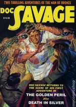 Doc Savage The Golden Peril Death in Silver Nostalgia Ventures   Paperback - $12.95