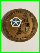 Authentic U.S. Army 417th Base Support Battalion Challenge Coin ~ Numbered Coin  - £23.73 GBP