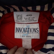 IZZI Jacket Womens 2XL Red Innovation Stand Up Collar Drawstring Windbre... - £28.40 GBP