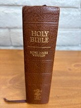 1979 LDS Holy Bible King James Version Leather Bound with Gilded Edges - Mormon - £18.83 GBP