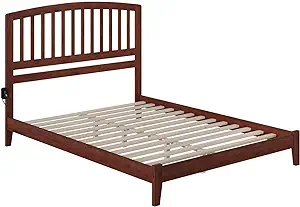AFI, Richmond, Low Profile Wood Platform Bed, King, Walnut - $798.99
