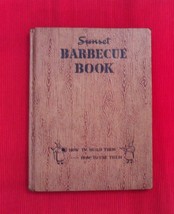 Vintage Sunset Barbecue Cookbook Bbq Outdoor Grill How To Build &amp; Recipes, 1946 - £24.95 GBP
