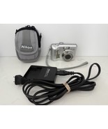 Nikon Coolpix P2 5.1MP 3.5x Zoom Digital Camera w/ Battery Charger Case ... - $729.04 MXN