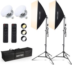 Softbox Lighting Kit From Skytex, Featuring A 2X20X28In Soft Box And Two... - $1,860.72 MXN