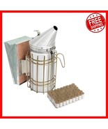 Professional Grade Bee Smoker with Heat Shield &amp; 54 Herbal Pellets Included - $660.61 MXN