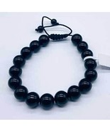 10mm Obsidian, Black bracelet - £7.54 GBP