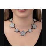 Steve Madden Star Rhinestone Choker Necklace NIB - $34.92 CAD