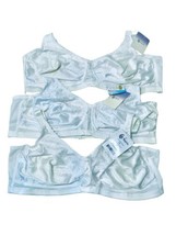 Trulife Mastectomy Set Of 3 Bras Size 48C White Style 210 Lace Cool Max ... - £23.05 GBP