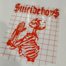 Suicideboys Prayin Skeleton Premium Vinyl Decal | Scrim | Ruby da Cherry... - $4.95+