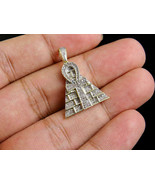 14k Yellow Gold Over Elegant Pyramid Ankh 2.20CT Round Diamond Vintage P... - €121,68 EUR