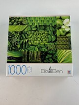 Big Ben MB Puzzle Greens 1000 Piece Jigsaw Puzzle NIB - £7.84 GBP