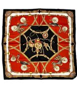 Vintage Ciziano 100% Silk Scarf Roma Buggy Print NWOT - $61.20