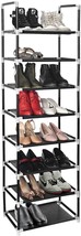 ERONE Shoe Rack Organizer 8-10 Tiers, Stackable and Durable Shoe Shelf Storage - £29.02 GBP