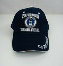 Vintage United States Air Force Retired Embroidered Adjustable Baseball Cap - $19.39