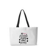 My Favorite People Have Paws Weekender Tote - $102.57 CAD