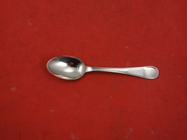 Italian .800 Silver Demitasse Spoon round threaded 4 1/8&quot; Vintage Flatware - £38.33 GBP
