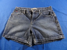 Vintage Tommy Hilfiger Boyfriend Cute Summer Blue J EAN Wash Denim Shorts 30X7 - £18.34 GBP