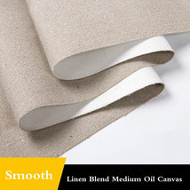Linen Blend Primed Blank Canvas Roll High Quality Layer For Oil Painting Artist - £11.73 GBP