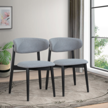 Korbin Grey Fabric Dining Chairs (Set of 2) - $278.99