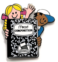 Mead Composition Journal Pin Notebook School Supply Promo Cartoon Kids S... - $241.61 MXN