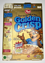 1996 Empty Golden Crisp 18OZ Cereal Box SKU U200/373 - £15.17 GBP