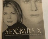 Sex &amp; Mrs X Tv Guide Print Ad Linda Hamilton Jacqueline Bisset TPA11 - $5.93