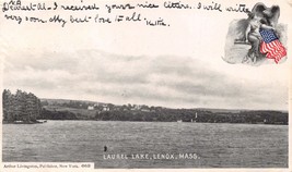 Lenox Massachusetts Laurel Lago ~ Livingston #662 Pubblicato Cartolina 1905 - £6.72 GBP