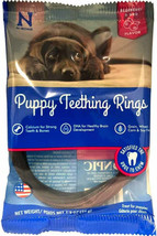 N-Bone Puppy Teething Ring Blueberry &amp; BBQ Flavor Grain-Free Dog Treats - Soothe - £3.11 GBP+
